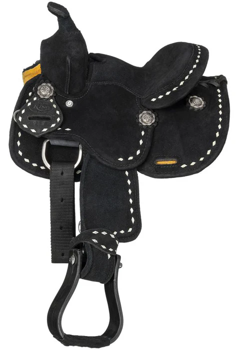 King Series Mini Stratford Suede Barrel Saddle