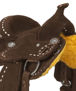 King Series Mini Stratford Suede Barrel Saddle