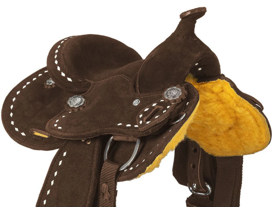 King Series Mini Stratford Suede Barrel Saddle