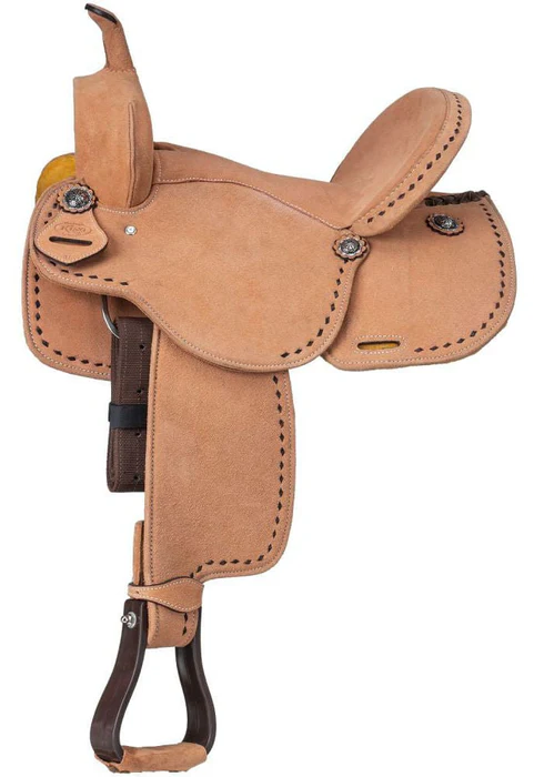 King Series Stratford Suede Barrel Saddle