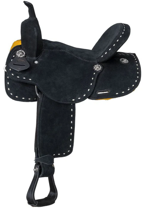 King Series Stratford Suede Barrel Saddle
