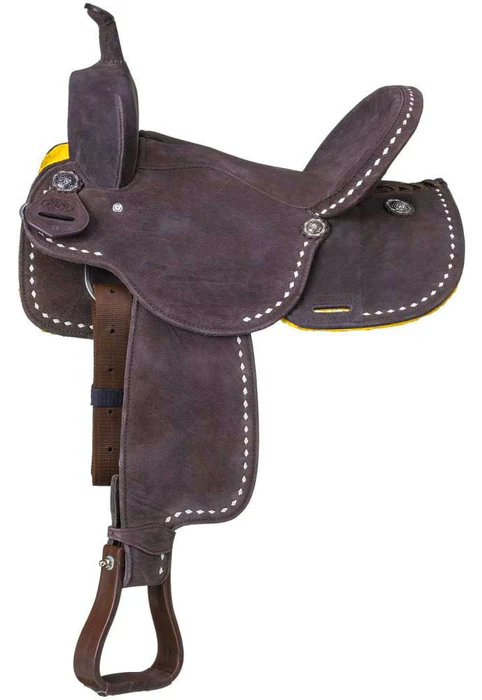 King Series Stratford Suede Barrel Saddle