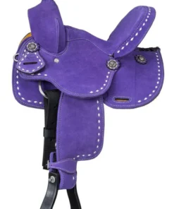 King Series Youth Stratford Suede Barrel Saddle