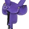 King Series Youth Stratford Suede Barrel Saddle