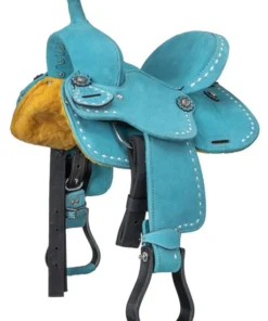 King Series Youth Stratford Suede Barrel Saddle
