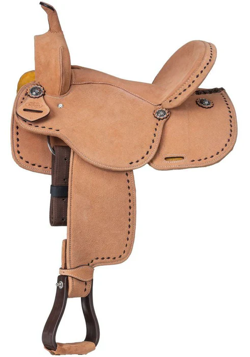 King Series Youth Stratford Suede Barrel Saddle