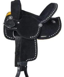 King Series Youth Stratford Suede Barrel Saddle