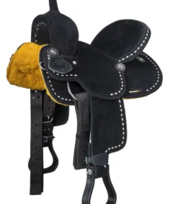 King Series Youth Stratford Suede Barrel Saddle