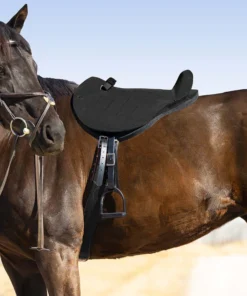Mustang English Soft Ride Bareback Saddle Black
