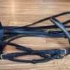 Jerry’s/Otto Schumacher Dressage Bridle Black Brass Full Size W/Reins Beautiful
