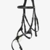 LeMieux Kudos Grackle Bridle Mexican Soft Padded Anatomical Stitch Black/Brown