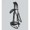 Premier Equine Rizzo Anatomic Snaffle Bridle with Flash in Black
