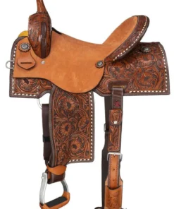 Silver Royal Autry Barrel Saddle