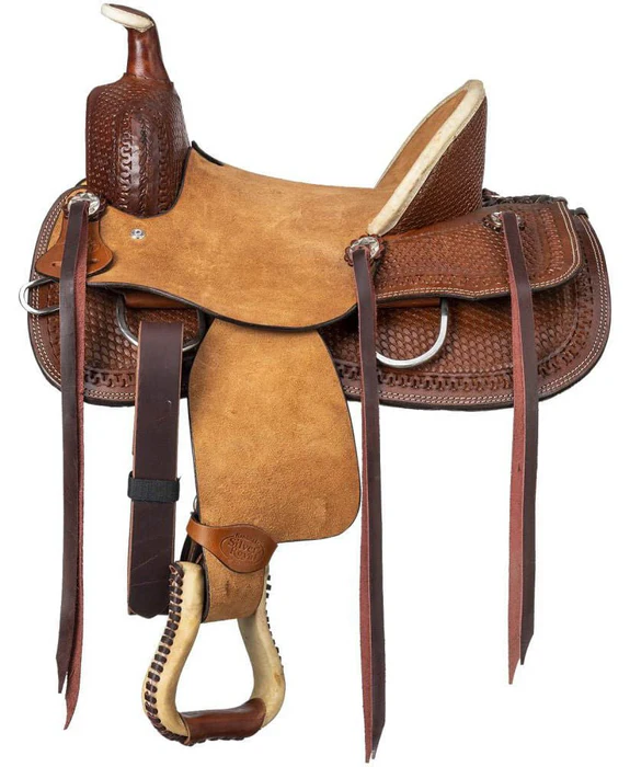 Silver Royal Youth Bodie Hard Seat Ranch Saddle